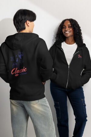 Sweat à capuche premium à fermeture éclair